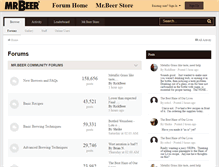 Tablet Screenshot of community.mrbeer.com